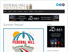 Tablet Screenshot of federalhillprov.com